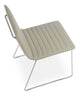 Corona - Wire Full UPH Chair with Light Grey Leatherette Seat and Chrome Wire Base by BNT sohoConcept - Stools Canada