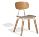 Esedra - Dining Chair with Plywood Oak Veneer Seat and Natural Finished Base by BNT sohoConcept - Stools Canada
