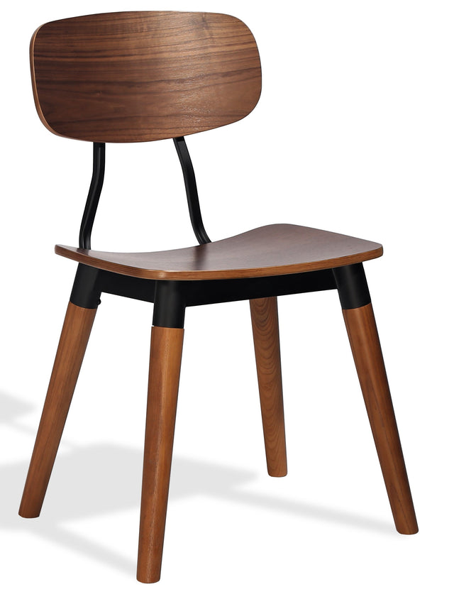 Esedra - Dining Chair with Plywood Walnut Veneer Seat and Walnut Finished Base by BNT sohoConcept - Stools Canada