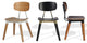 Esedra - Dining Chair with Plywood Black Veneer Seat and Black Finished Base by BNT sohoConcept - Stools Canada
