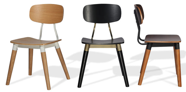 Esedra - Dining Chair with Plywood Oak Veneer Seat and Natural Finished Base by BNT sohoConcept - Stools Canada