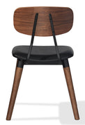 Esedra - Dining Chair with Black PPM Seat and Walnut Finished Base by BNT sohoConcept - Stools Canada