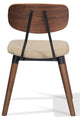 Esedra - Dining Chair with Wheat PPM Seat and Walnut Finished Base by BNT sohoConcept - Stools Canada