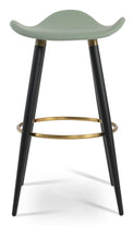 Falcon - Ana Stool with Mint PPM Seat and Black Steel Base by BNT sohoConcept - Stools Canada