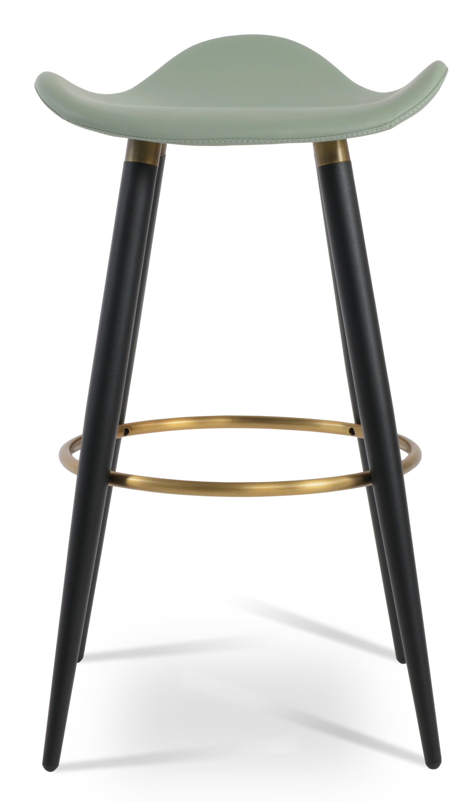 Falcon - Ana Stool with Mint PPM Seat and Black Steel Base by BNT sohoConcept - Stools Canada