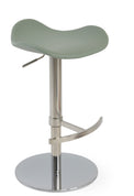 Falcon - Piston Stool with Mint PPM Seat and Stainless Steel Base by BNT sohoConcept - Stools Canada