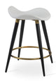 Falcon - Ana Stool with White PPM Seat and Black Steel Base by BNT sohoConcept - Stools Canada
