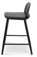 Janelle - Wood Stools with Black Finished Wood Seat and Base by BNT sohoConcept - Stools Canada