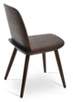 Janelle - Dining Chair with Walnut Finished Seat and Walnut Finished Base by BNT sohoConcept - Stools Canada