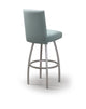 Nicholas - Swivel Stool with Upholstered Seat and Backrest by Trica - Stools Canada