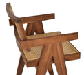 Pierre J Stool Teak Full Wicker by sohoConcept - Stools Canada
