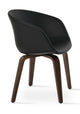 Tribeca - Plywood Chair with Black PPM Seat and American Walnut Base by BNT sohoConcept - Stools Canada