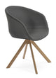 Tribeca - Sword Chair with Grey PPM Seat and Natural Veneer Base by BNT sohoConcept - Stools Canada