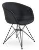 Tribeca - Tower Chair with Black PPM Seat and Black Base by BNT sohoConcept - Stools Canada