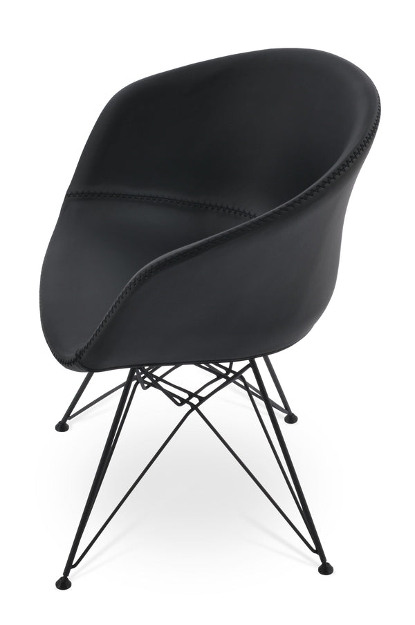 Tribeca - Tower Chair with Black PPM Seat and Black Base by BNT sohoConcept - Stools Canada