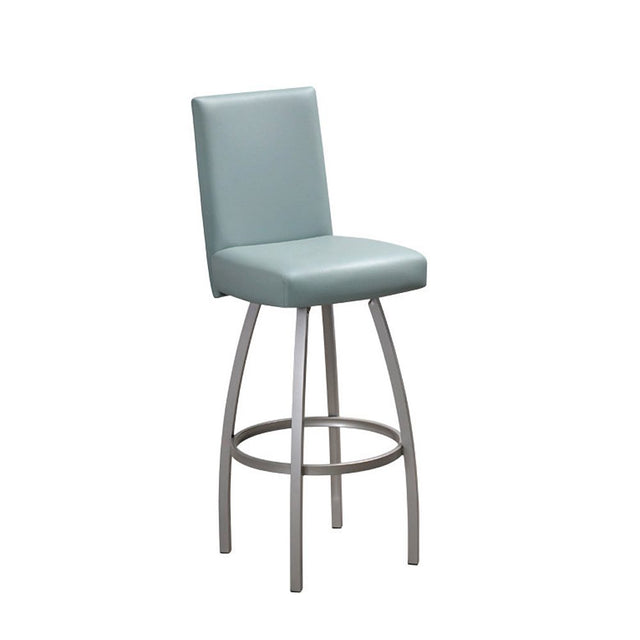 Nicholas - Swivel Stool with Upholstered Seat and Backrest by Trica - Stools Canada